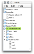 DataVision Field Picker window (small)